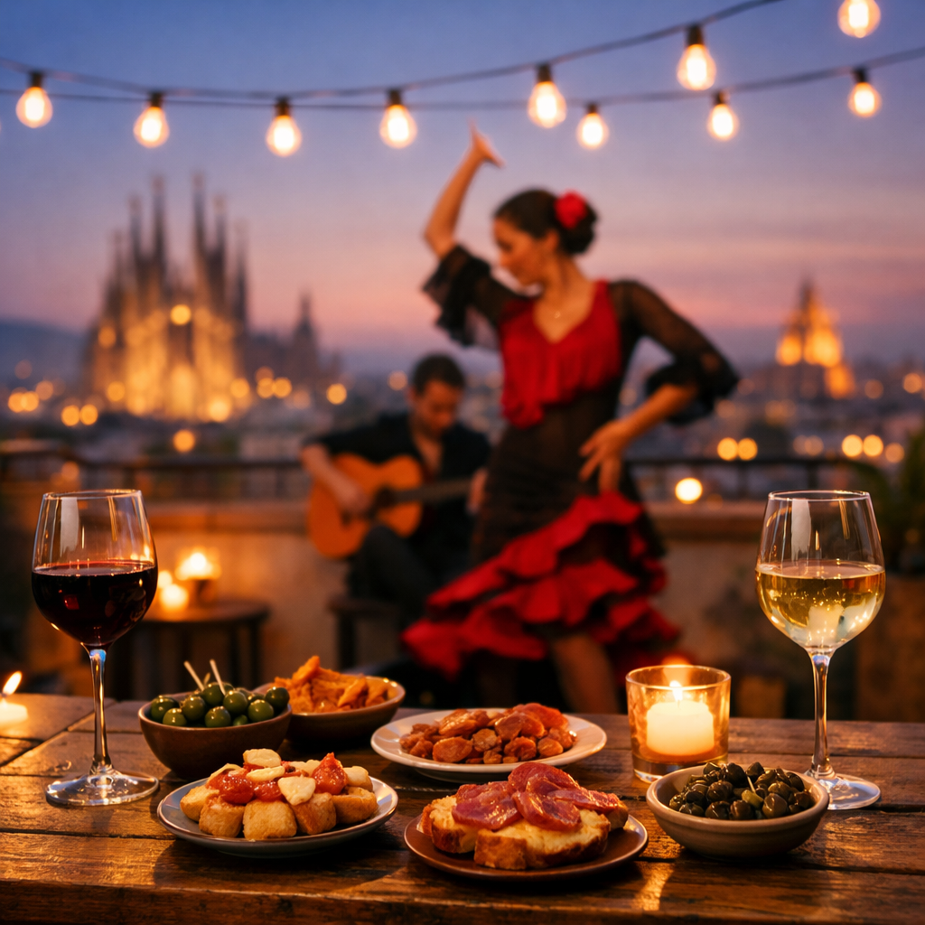 image from Barcelona Nightlife Guide: Best Tapas, Flamenco, and Rooftop Bars