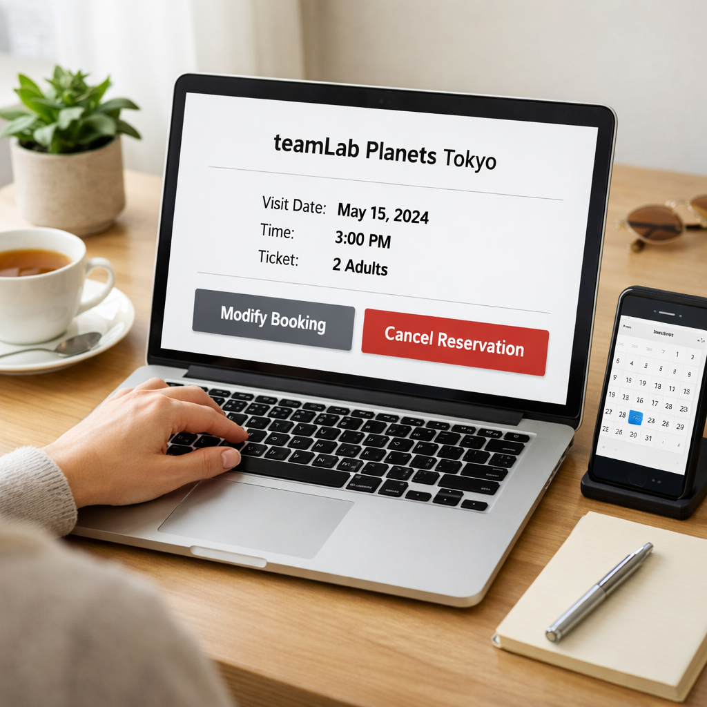 How to Change or Cancel teamLab Planets Tickets Without Stress