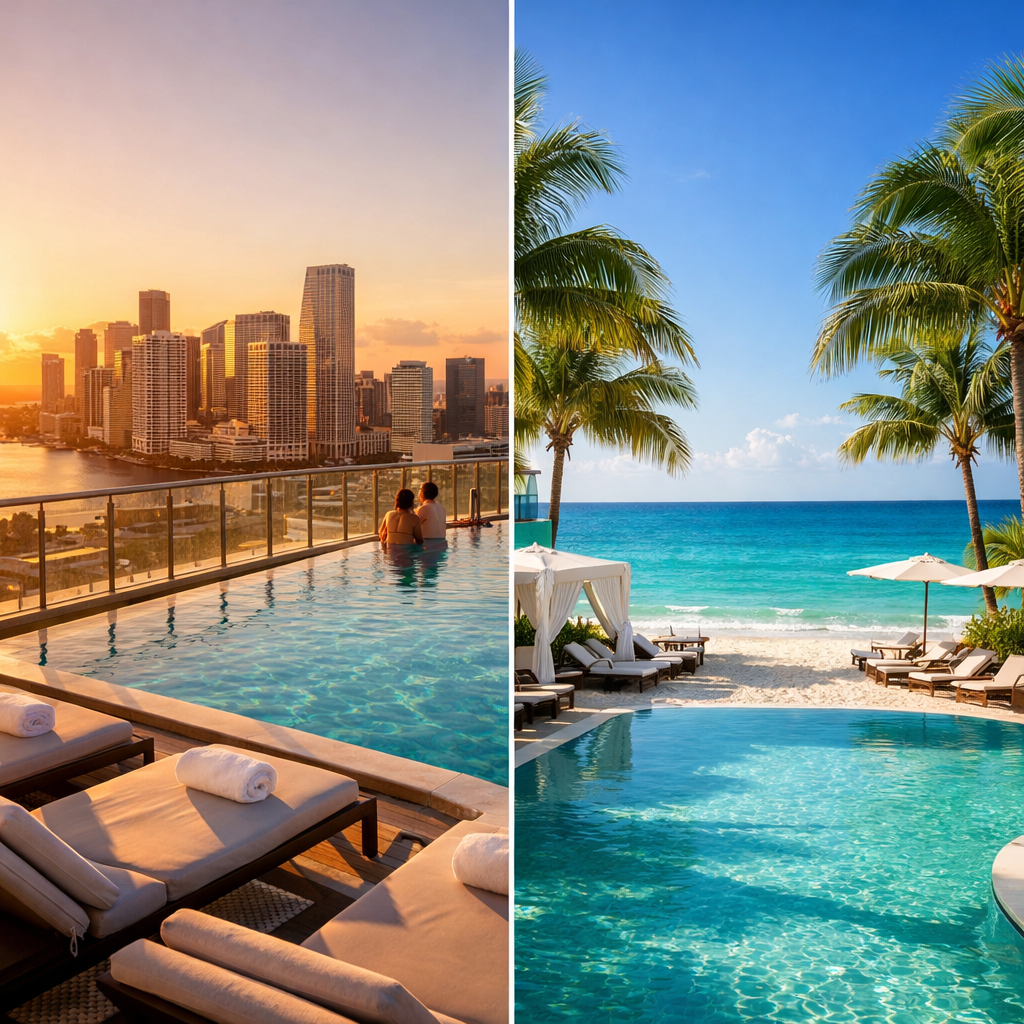 Miami Hotels with Rooftop vs. Beachfront Pools: Our Top Picks