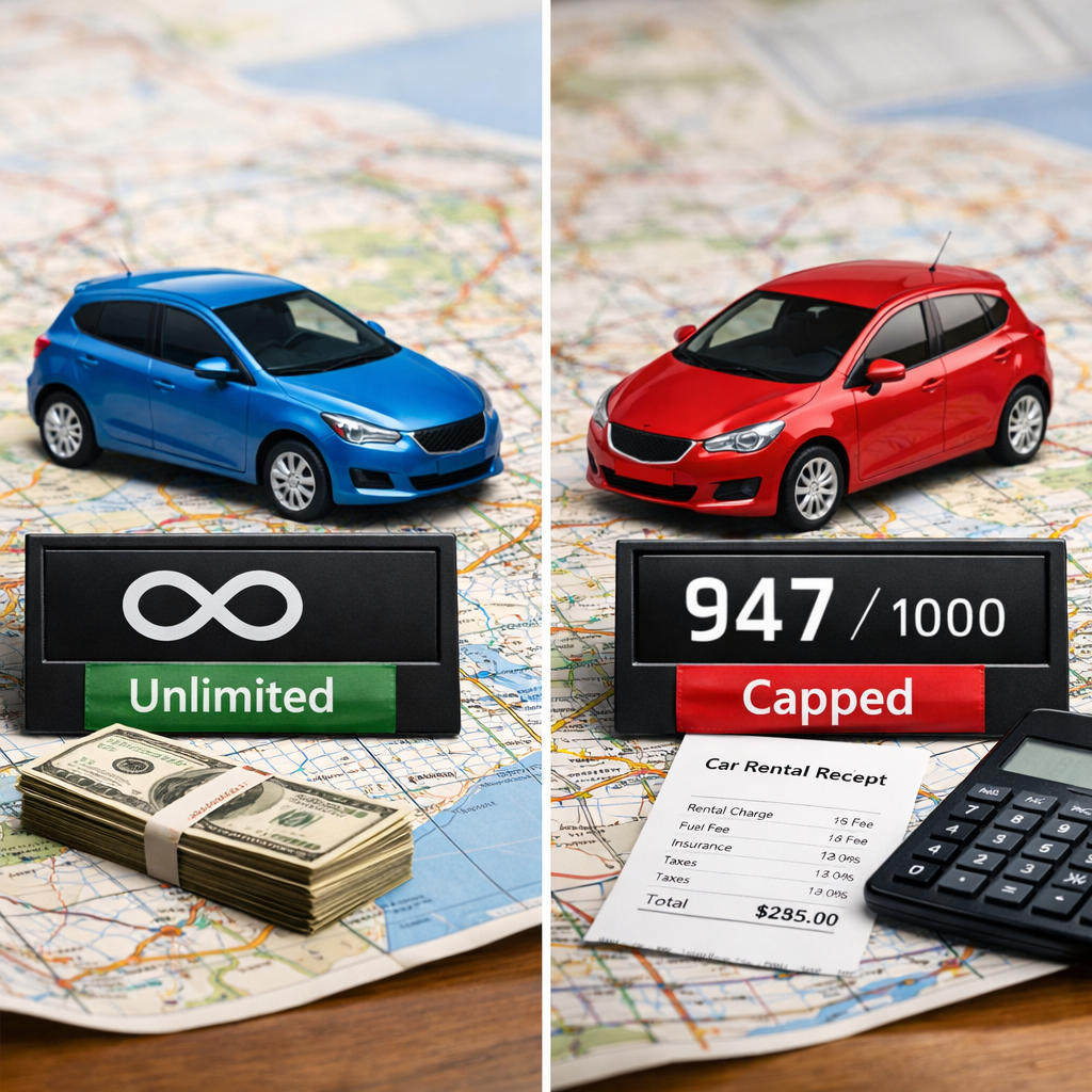 Unlimited Mileage vs. Capped Miles: Which Car Rental Saves More?